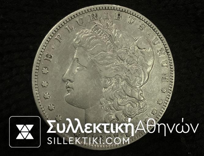 USA Dollar 1887 o AXF